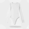 [TP057] Round-Neck Long-Sleeve Bodysuit