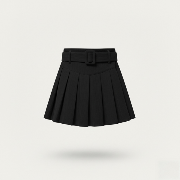 [BM029] Corduroy Pleated Skirt