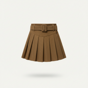 [BM029] Corduroy Pleated Skirt