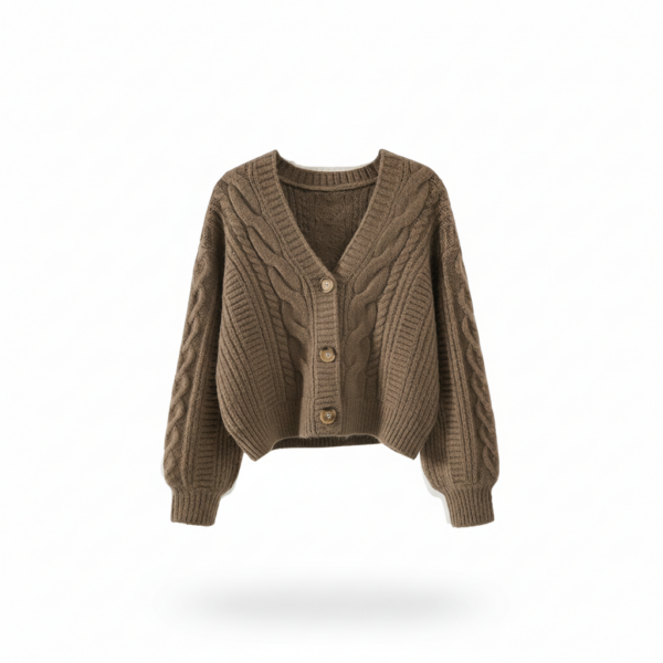 [TP063] Classic Cable-Knit Sweater