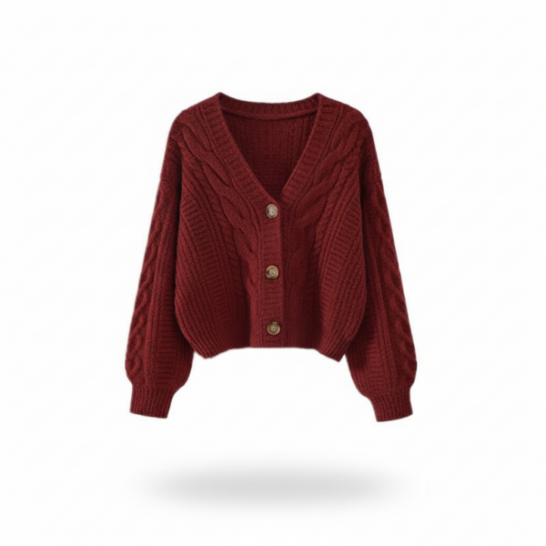 [TP063] Classic Cable-Knit Sweater