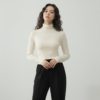 [TP065] Knit Half-Turtleneck Base Layer Top