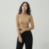 [TP065] Knit Half-Turtleneck Base Layer Top