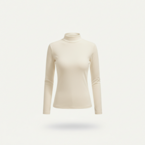 [TP065] Knit Half-Turtleneck Base Layer Top