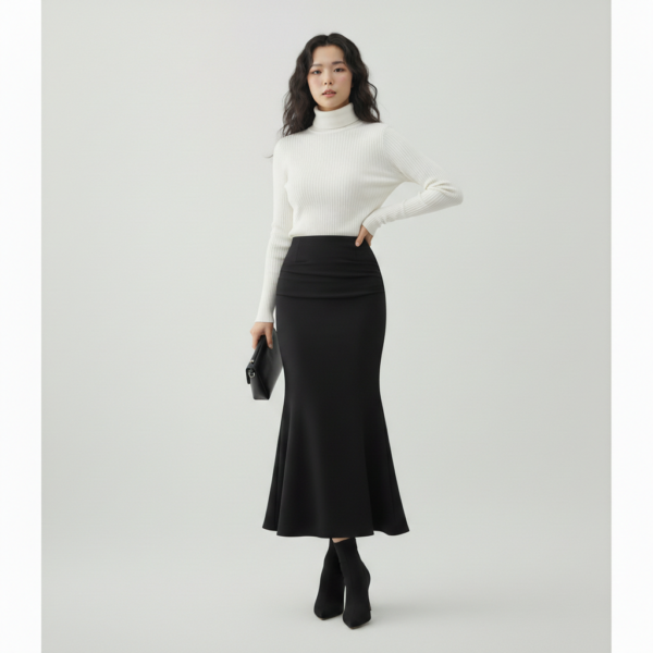 [TP067] Andy Fleece Slim-Fit Half-Turtleneck Base Layer