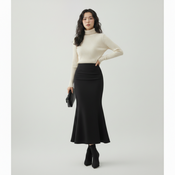 [TP067] Andy Fleece Slim-Fit Half-Turtleneck Base Layer