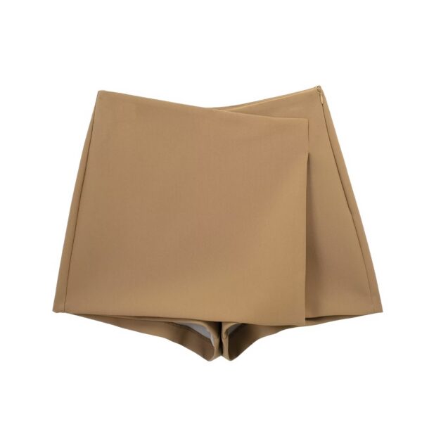 [BM033] Chic Asymmetrical Wrap Skort