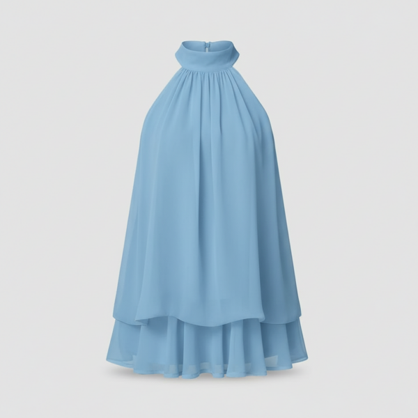 [DC025] Ethereal Chiffon Tiered Halter