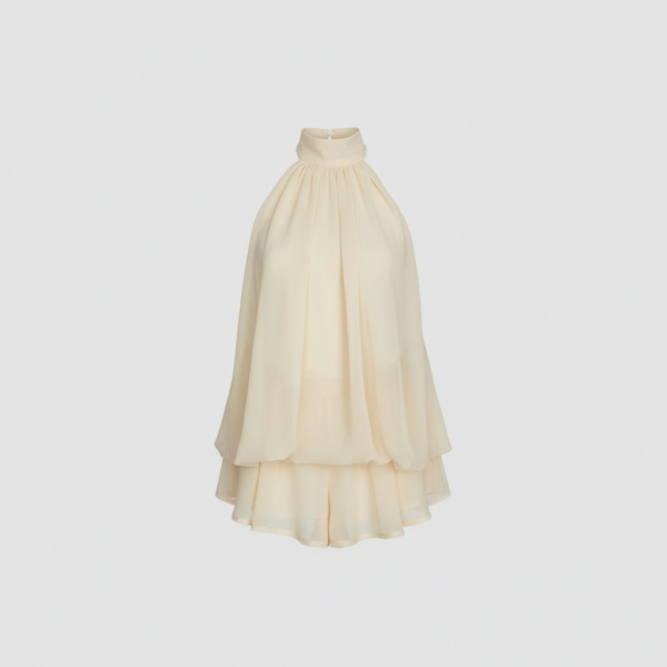 [DC025] Ethereal Chiffon Tiered Halter