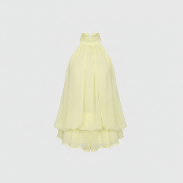 [DC025] Ethereal Chiffon Tiered Halter