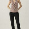 [TP071] The Serene Drape Halter Blouse