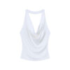 [TP071] The Serene Drape Halter Blouse