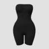 [DC027] Ribbed Strapless Sculpting Romper