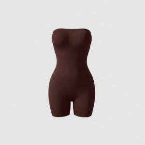 [DC027] Ribbed Strapless Sculpting Romper