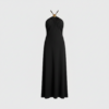 [DC028] Aurelia Satin Halter Maxi Dress