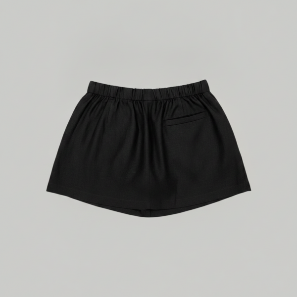 [BM038] Elevated Minimalis Elastic-Waist Mini Skirt