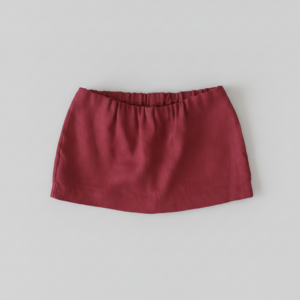 [BM038] Elevated Minimalis Elastic-Waist Mini Skirt