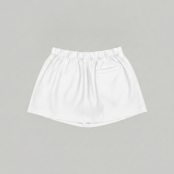 [BM038] Elevated Minimalis Elastic-Waist Mini Skirt