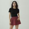 [BM038] Elevated Minimalis Elastic-Waist Mini Skirt