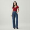 [TP080] Fitted Crew-Neck Top
