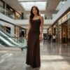 [DC029] Elegant Strap Maxi Slip Dress