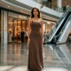 [DC029] Elegant Strap Maxi Slip Dress
