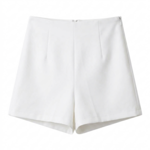 [BM040] Chic High-Waisted Tailored Shorts