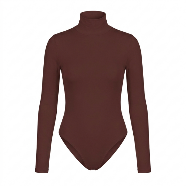 [DC031] Sleek Turtleneck Long Sleeve Bodysuit
