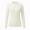 [TP086] Mock Neck Long Sleeve Top