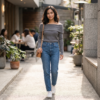 [TP088] Elegant Off-Shoulder Ribbed Knit Sweater